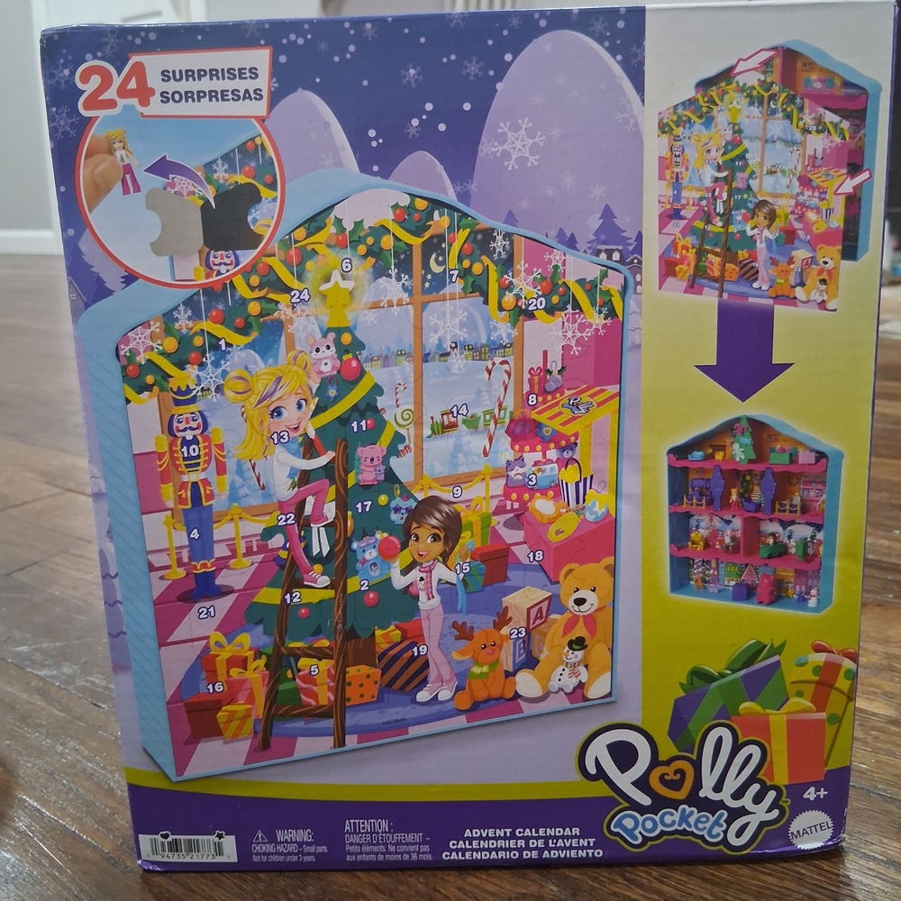 Polly Pocket Holiday Advent Calendar - Multicolor